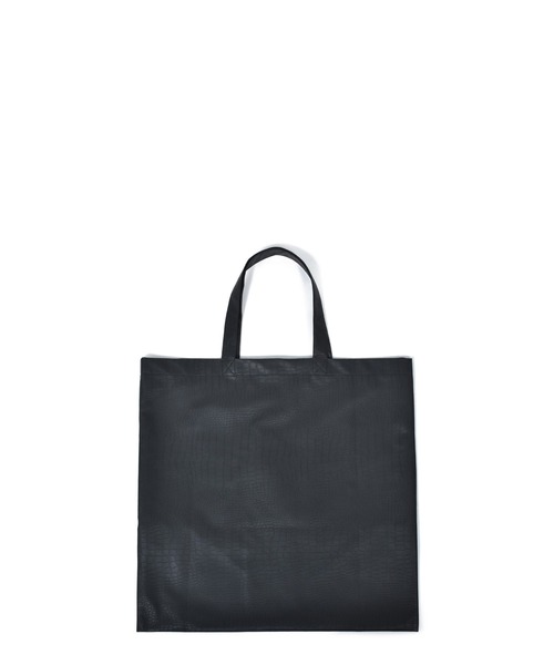 BREATH(ブレス)の「FAUX LEATHER TOTE BAG(トートバッグ・メンズ・チャコールグレー/ブラック・OS)」の3枚目の写真