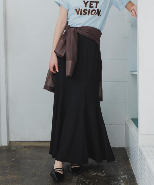 SENSE OF PLACE by URBAN RESEARCH（センスオブプレイスバイアーバンリサーチ）の「マーメイドマキシスカート（スカート・レディース・モカ/ブラック/ベージュ・SMALL/X-SMALL/MEDIUM）」の4枚目の写真