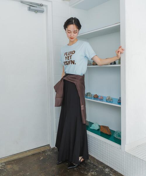 SENSE OF PLACE by URBAN RESEARCH（センスオブプレイスバイアーバンリサーチ）の「マーメイドマキシスカート（スカート・レディース・モカ/ブラック/ベージュ・SMALL/X-SMALL/MEDIUM）」の7枚目の写真