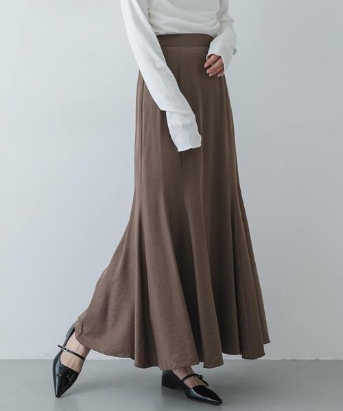 SENSE OF PLACE by URBAN RESEARCH（センスオブプレイスバイアーバンリサーチ）の「マーメイドマキシスカート（スカート・レディース・モカ/ブラック/ベージュ・SMALL/X-SMALL/MEDIUM）」の12枚目の写真