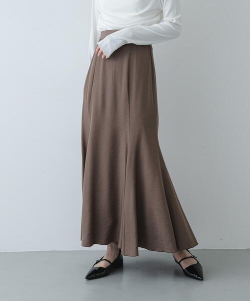 SENSE OF PLACE by URBAN RESEARCH（センスオブプレイスバイアーバンリサーチ）の「マーメイドマキシスカート（スカート・レディース・モカ/ブラック/ベージュ・SMALL/X-SMALL/MEDIUM）」の14枚目の写真