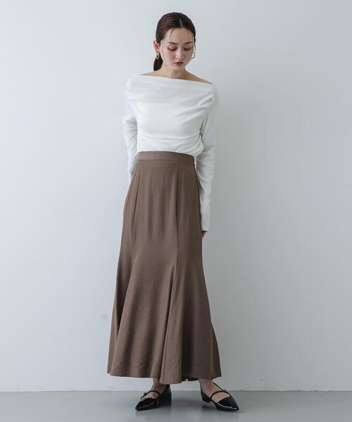 SENSE OF PLACE by URBAN RESEARCH（センスオブプレイスバイアーバンリサーチ）の「マーメイドマキシスカート（スカート・レディース・モカ/ブラック/ベージュ・SMALL/X-SMALL/MEDIUM）」の15枚目の写真