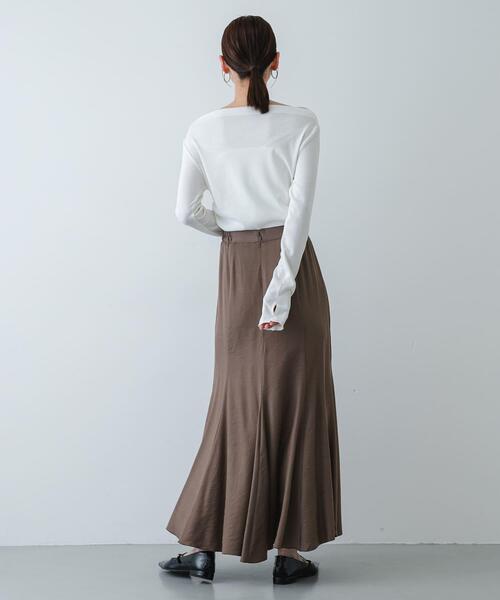 SENSE OF PLACE by URBAN RESEARCH（センスオブプレイスバイアーバンリサーチ）の「マーメイドマキシスカート（スカート・レディース・モカ/ブラック/ベージュ・SMALL/X-SMALL/MEDIUM）」の16枚目の写真