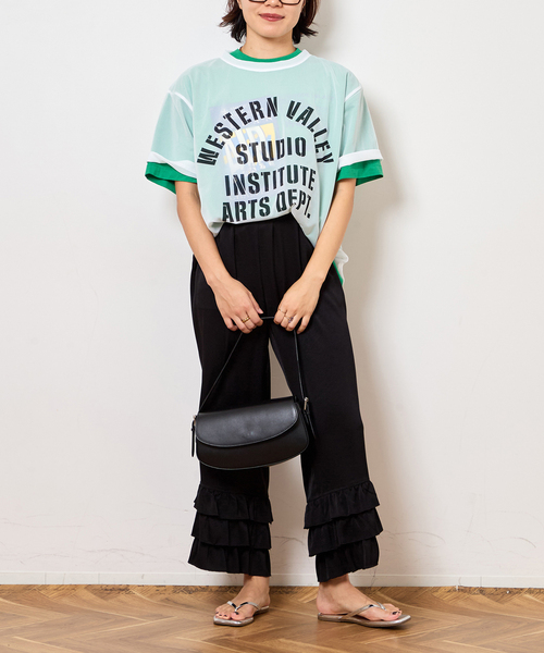 Bonum（ボナム）の「SHEER LOGO TEE（Tシャツ/カットソー・レディース・ホワイト・FREE）」の10枚目の写真