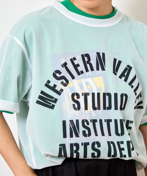 Bonum（ボナム）の「SHEER LOGO TEE（Tシャツ/カットソー・レディース・ホワイト・FREE）」の11枚目の写真