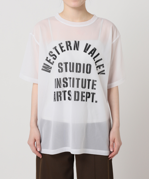 Bonum（ボナム）の「SHEER LOGO TEE（Tシャツ/カットソー・レディース・ホワイト・FREE）」の12枚目の写真