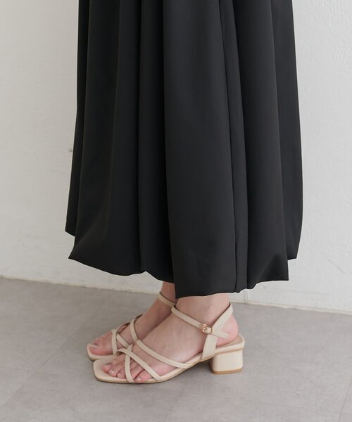 natural couture(ナチュラルクチュール)の「半袖ドッキングバルーンワンピース(ワンピース・レディース・チャコールグレー/ブラック/カーキ・FREE)」の22枚目の写真