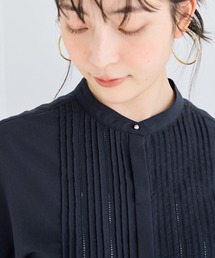 VIS（ビス）の「気流染めピコピンタック半袖ブラウス/接触冷感（シャツ/ブラウス）」