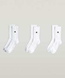 G-STAR | Socks 3-Pack/ブランドロゴソックス/3枚組(ソックス/靴下)