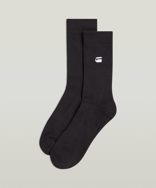 G-STAR(ジースター)の「Socks 3-Pack/ブランドロゴソックス/3枚組(ソックス/靴下・メンズ・ブラック/ホワイト・26-28cm)」の10枚目の写真