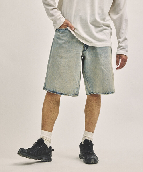 Levi's(リーバイス)の「LEVI'S/リーバイス 478 BAGGY SHORTS/478 バギー ショートパンツ(001JM) 限定展開(その他パンツ・メンズ・サックスブルー/ブラック/その他7・36/34/32/30)」の2枚目の写真