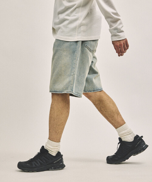 Levi's(リーバイス)の「LEVI'S/リーバイス 478 BAGGY SHORTS/478 バギー ショートパンツ(001JM) 限定展開(その他パンツ・メンズ・サックスブルー/ブラック/その他7・36/34/32/30)」の4枚目の写真
