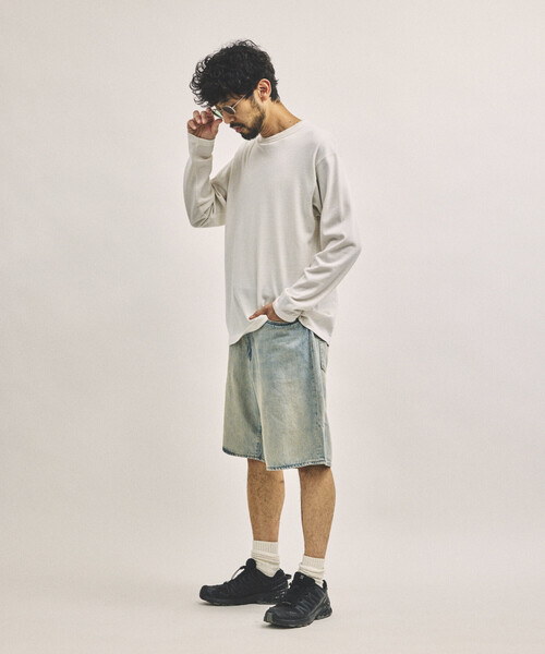 Levi's(リーバイス)の「LEVI'S/リーバイス 478 BAGGY SHORTS/478 バギー ショートパンツ(001JM) 限定展開(その他パンツ・メンズ・サックスブルー/ブラック/その他7・36/34/32/30)」の9枚目の写真