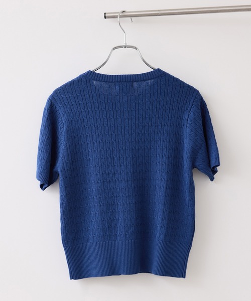 POLO BCS（ポロ ビーシーエス）の「【POLO BCS】VIS別注クルーネックカーディガン（カーディガン/ボレロ・レディース・オフホワイト/チャコールグレー/ブルー/ピンク・FREE）」の20枚目の写真