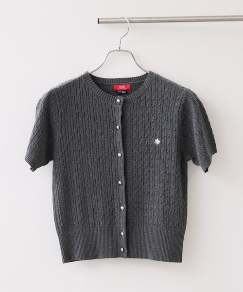 POLO BCS（ポロ ビーシーエス）の「【POLO BCS】VIS別注クルーネックカーディガン（カーディガン/ボレロ・レディース・オフホワイト/チャコールグレー/ブルー/ピンク・FREE）」の15枚目の写真