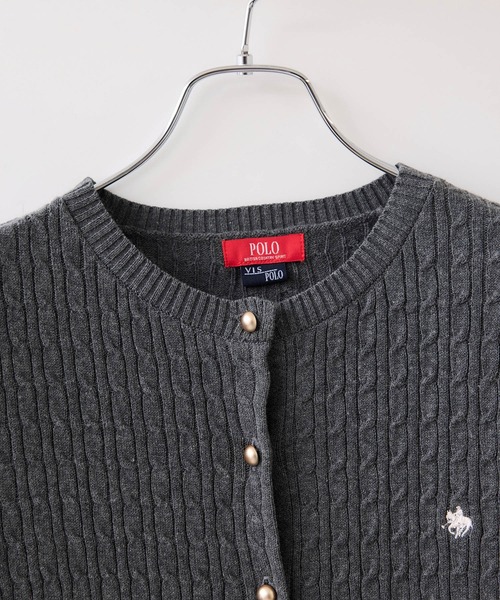 POLO BCS（ポロ ビーシーエス）の「【POLO BCS】VIS別注クルーネックカーディガン（カーディガン/ボレロ・レディース・オフホワイト/チャコールグレー/ブルー/ピンク・FREE）」の17枚目の写真