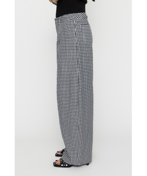 LAGUA GEM(ラグアジェム)の「GINGHAM LOOSY パンツ(スラックス・レディース・ネイビー/ブラック・X-SMALL/SMALL/MEDIUM)」の16枚目の写真