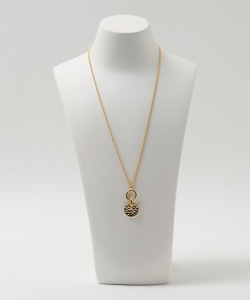 UNITED ARROWS（ユナイテッドアローズ）の「ハンマーディスク ネックレス（ネックレス・レディース・ゴールド/シルバー・FREE）」の5枚目の写真