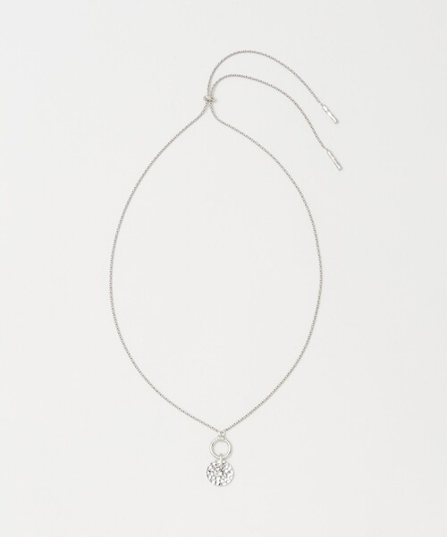 UNITED ARROWS（ユナイテッドアローズ）の「ハンマーディスク ネックレス（ネックレス・レディース・ゴールド/シルバー・FREE）」の4枚目の写真