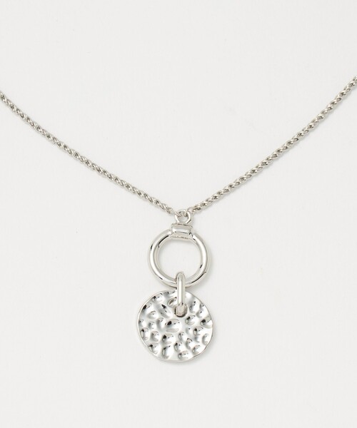 UNITED ARROWS（ユナイテッドアローズ）の「ハンマーディスク ネックレス（ネックレス・レディース・ゴールド/シルバー・FREE）」の3枚目の写真