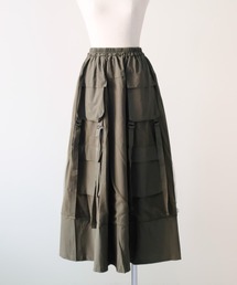 DOLLUPOOPS | Military Tulle Tiered Skirt(ミリタリーチュールティアードスカート)(スカート)