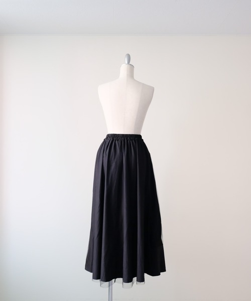 DOLLUPOOPS(ドールアップウップス)の「Military Tulle Tiered Skirt(ミリタリーチュールティアードスカート)(スカート・レディース・カーキ/ブラック・FREE)」の5枚目の写真