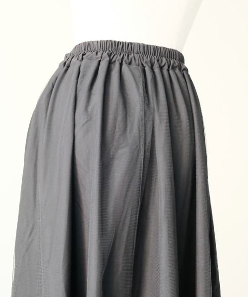 DOLLUPOOPS(ドールアップウップス)の「Military Tulle Tiered Skirt(ミリタリーチュールティアードスカート)(スカート・レディース・カーキ/ブラック・FREE)」の6枚目の写真