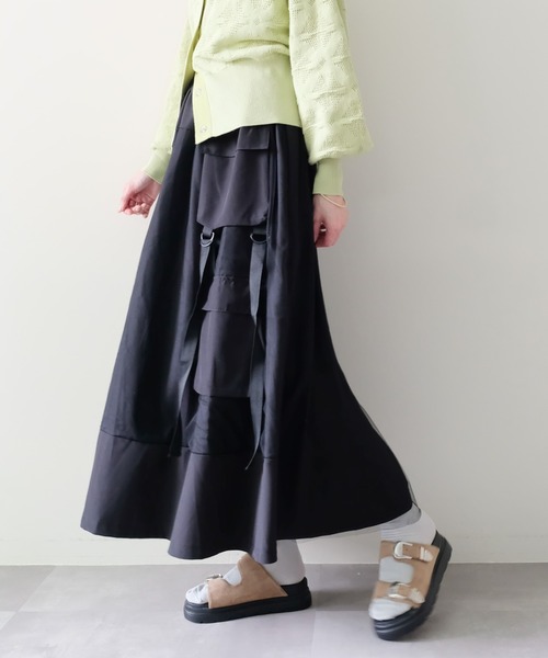 DOLLUPOOPS(ドールアップウップス)の「Military Tulle Tiered Skirt(ミリタリーチュールティアードスカート)(スカート・レディース・カーキ/ブラック・FREE)」の15枚目の写真