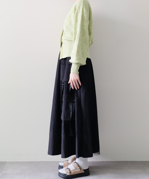 DOLLUPOOPS(ドールアップウップス)の「Military Tulle Tiered Skirt(ミリタリーチュールティアードスカート)(スカート・レディース・カーキ/ブラック・FREE)」の20枚目の写真