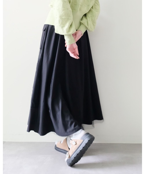 DOLLUPOOPS(ドールアップウップス)の「Military Tulle Tiered Skirt(ミリタリーチュールティアードスカート)(スカート・レディース・カーキ/ブラック・FREE)」の16枚目の写真