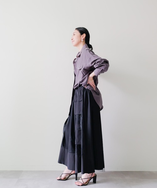 DOLLUPOOPS(ドールアップウップス)の「Military Tulle Tiered Skirt(ミリタリーチュールティアードスカート)(スカート・レディース・カーキ/ブラック・FREE)」の14枚目の写真