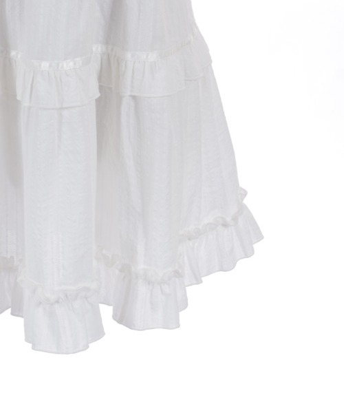 axes femme POETIQUE（アクシーズファムポエティック）の「コットンレースキャミＯＰ（ワンピース・レディース・ホワイト/ブラック/イエロー・MEDIUM）」の21枚目の写真