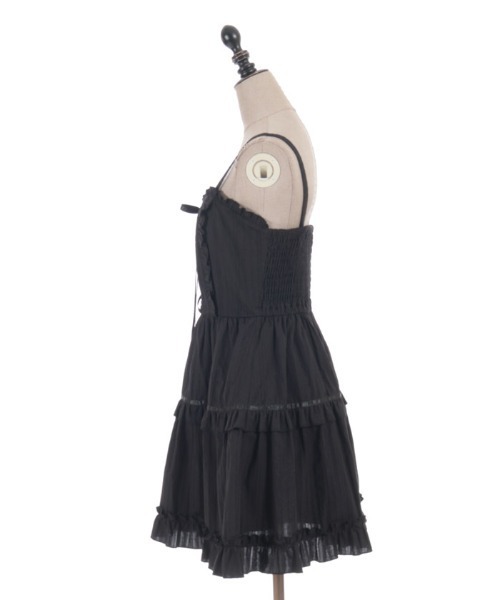 axes femme POETIQUE（アクシーズファムポエティック）の「コットンレースキャミＯＰ（ワンピース・レディース・ホワイト/ブラック/イエロー・MEDIUM）」の8枚目の写真