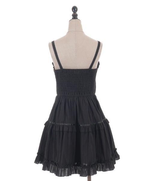 axes femme POETIQUE（アクシーズファムポエティック）の「コットンレースキャミＯＰ（ワンピース・レディース・ホワイト/ブラック/イエロー・MEDIUM）」の7枚目の写真