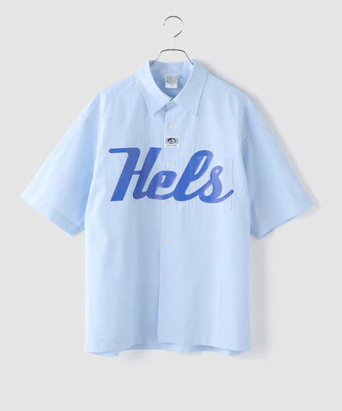 HEALTH(ヘルス)の「HELS / ヘルス HELS S/S Shirt(シャツ/ブラウス・メンズ・ライトブルー/ブルー・LARGE)」の1枚目の写真