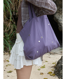 Kijun（キジュン）の「Stud Tote Bag Purple（トートバッグ）」