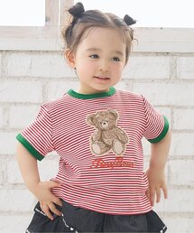 apres les cours | tiny bear刺繍 半袖Tシャツ(Tシャツ/カットソー)