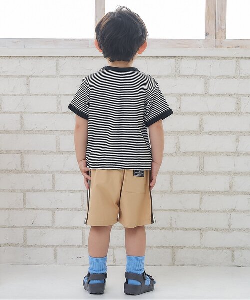 apres les cours(アプレレクール)の「tiny bear刺繍 半袖Tシャツ(Tシャツ/カットソー・キッズ・ブラック/レッド/ブルー・110/100/90/80/120)」の6枚目の写真