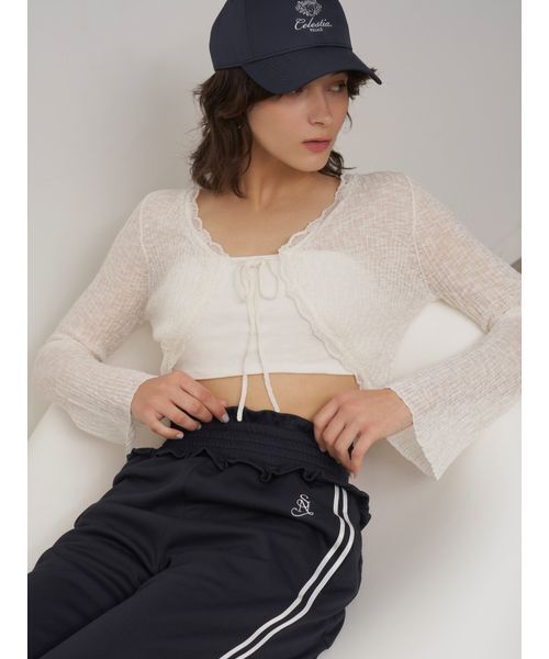 SNIDEL(スナイデル)の「【LUMISHADE】UVラインパンツ(その他パンツ・レディース・イエロー/ネイビー/ホワイト/シルバー・F)」の17枚目の写真