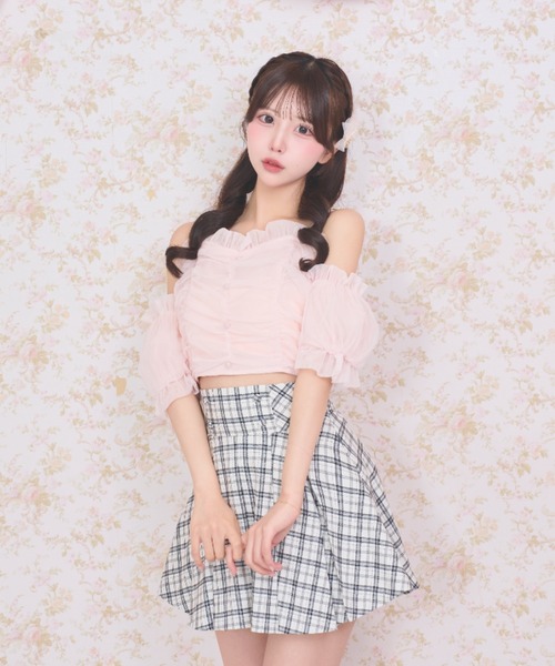 LAFARY(ラファリー)の「プリーツスカパン(スカート・レディース・ブラック/ブラウン/ホワイト・FREE)」の9枚目の写真
