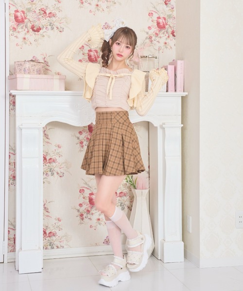 LAFARY(ラファリー)の「プリーツスカパン(スカート・レディース・ブラック/ブラウン/ホワイト・FREE)」の21枚目の写真