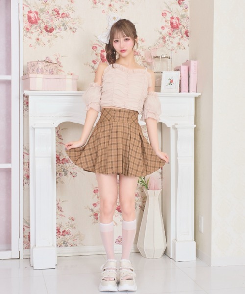 LAFARY(ラファリー)の「プリーツスカパン(スカート・レディース・ブラック/ブラウン/ホワイト・FREE)」の19枚目の写真