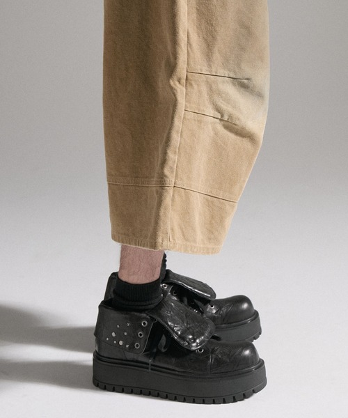 GRANCY（グランシー）の「【GRANCY】Fold-over Leather Shoes