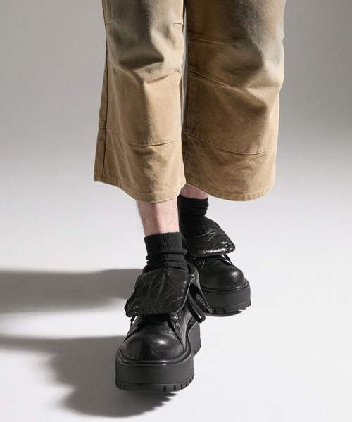 GRANCY（グランシー）の「【GRANCY】Fold-over Leather Shoes