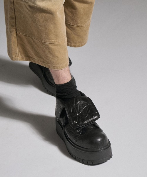 GRANCY（グランシー）の「【GRANCY】Fold-over Leather Shoes