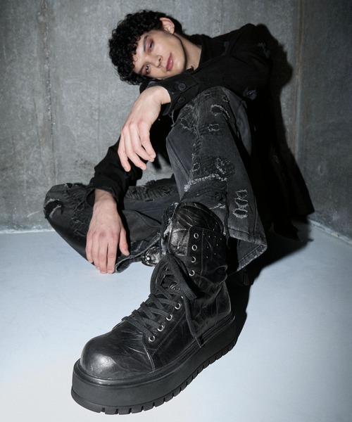 GRANCY（グランシー）の「【GRANCY】Fold-over Leather Shoes