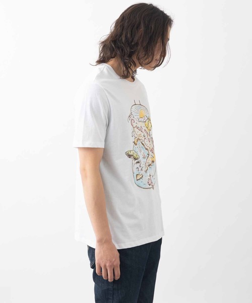 Ben Sherman（ベンシャーマン）の「アマルフィコーストTシャツ（Tシャツ/カットソー・メンズ・ホワイト・LARGE）」の3枚目の写真