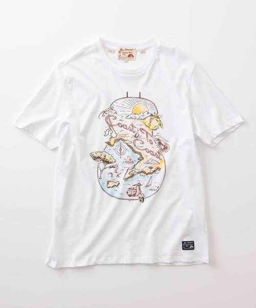 Ben Sherman（ベンシャーマン）の「アマルフィコーストTシャツ（Tシャツ/カットソー・メンズ・ホワイト・LARGE）」の5枚目の写真