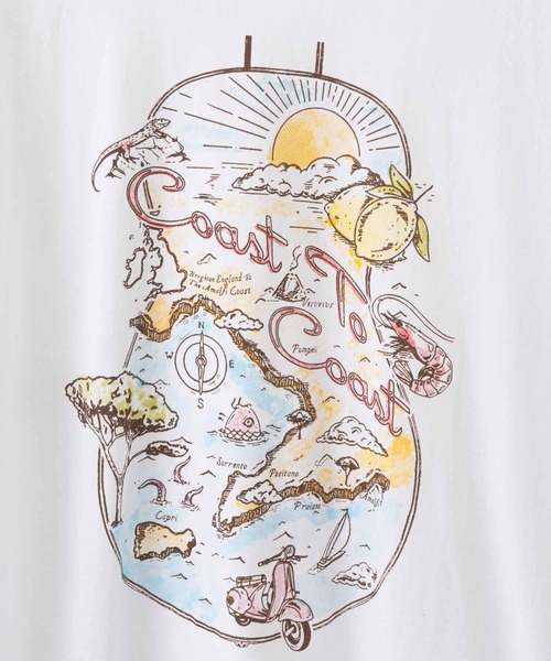Ben Sherman（ベンシャーマン）の「アマルフィコーストTシャツ（Tシャツ/カットソー・メンズ・ホワイト・LARGE）」の8枚目の写真