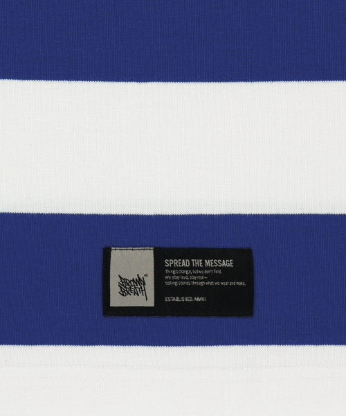 BROWNBREATH(ブラウンブレス)の「RUGBY STRIPE TEE - BLUE(ポロシャツ・レディース・その他・SMALL/MEDIUM/LARGE/X-LARGE)」の6枚目の写真